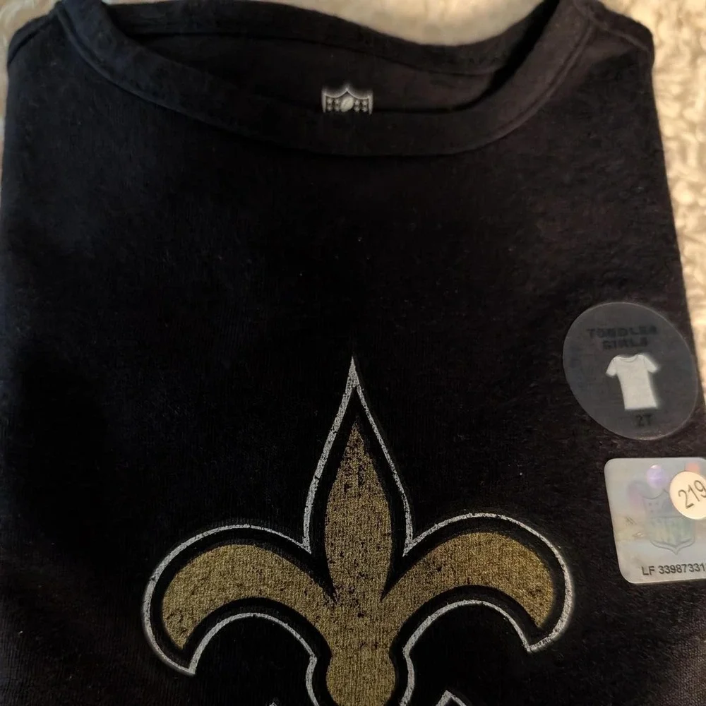 2T NFL Saints babygirl outfit